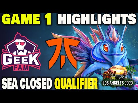 GEEK FAM VS FNATIC GAME 1 ESL One Los Angeles 2020 SEA Closed Qualifier
