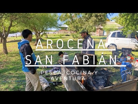 PESCA EN AROCENA Y SAN FABIÁN- Acampe y cocina. 