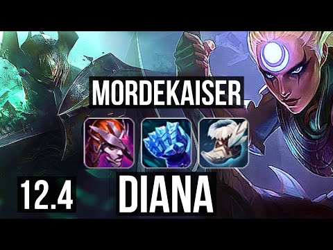 MORDEKAISER vs DIANA (JNG) | 2.8M mastery, 900+ games, 15/3/10, Legendary | BR Diamond | 12.4