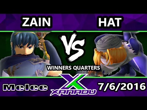 S@X 157 - SSI | Zain (Marth) Vs. Hat (Shiek) SSBM Winners Quarters - Smash Melee