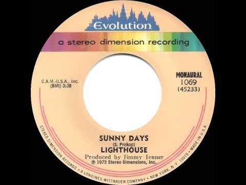1972 HITS ARCHIVE: Sunny Days - Lighthouse (mono 45)