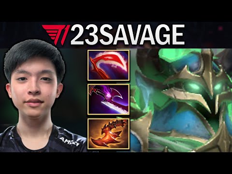T1.23SAVAGE WRAITH KING WITH 18 KILLS - DOTA 2 7.30E GAMEPLAY