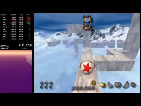 Roll Away (Kula World) Any% speedrun (IGT: 36:28)