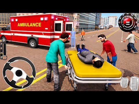 Ambulance City Rescue Simulator - 911 US Emergency Ambulance Driving 3D - Android Gameplay