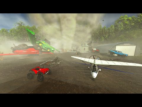 Tornado Destroys Our Farm | Farming Simulator 25