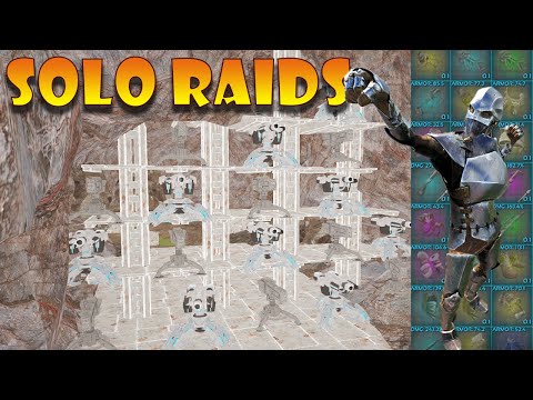 Day 3 Solo Raiding a Cave for Insane Loot | Ark PvP