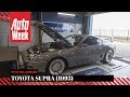 Toyota Supra (1993) - Op de rollenbank