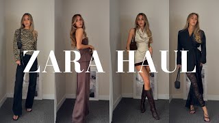 NEW IN ZARA HAUL | FESTIVE PARTY OUTFITS | KOSINER JEWELLERY UNBOXING | 2025