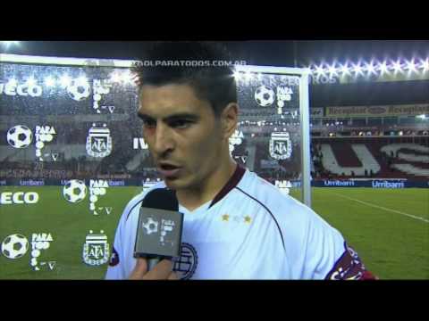 "Muy agradecido a la gente". Lanús 1 - Newell's 1. Fecha 19. Torneo Final 2014. FPT