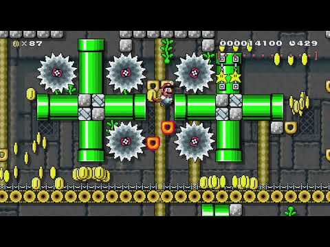 ピンクコインはどこにある? by げっぺい - Super Mario Maker - No Commentary 1bt
