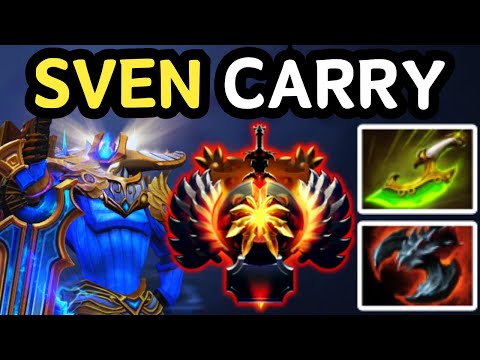 🔥 STRENGTH + DAMAGE = TOTAL CHAOS — SVEN CARRY | DOTA 2 🔥