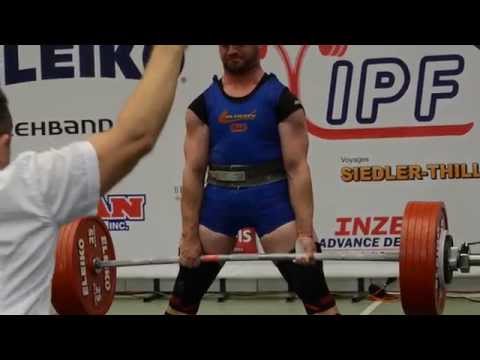 WC Powerlifting 2015 - Todor Vasilev - deadlift 290kg