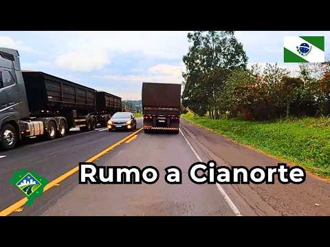Tapejara → Cianorte pela PR-323 | Um dos Corredores do Noroeste do Paraná