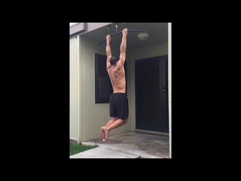 Impossible Pull Up Attempt (83/120 seconds) - age 52, December 7, 2020