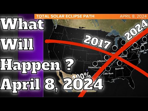 A BIG X Across America Completed With The Solar Eclipse of April 8, 2024 | Will Anything Happen?