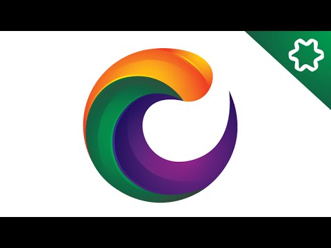 Water Drop Logo Design Tutorial With Different color every layer Adobe illustrator tutorial
