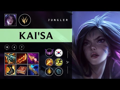 Kai'Sa Jungle vs Graves - KR Master Patch 25.22