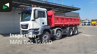 Cami&atilde;o basculante MAN TGS 35.440 8X4 13m3 Meiller 2-way tipper Steel suspension Big-Ax | Imagem 4 - Autoline