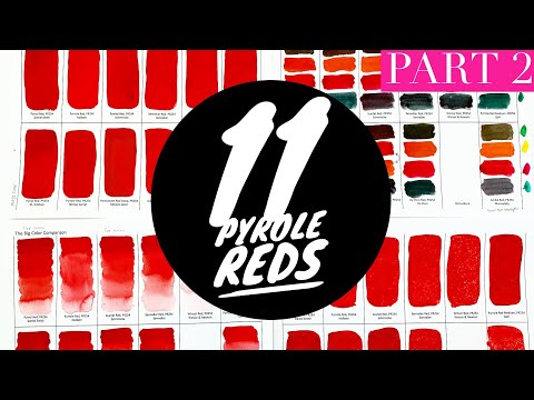 11 Pyrrole Red Comparison Part 2 | Colossal Color Showdown S2E20