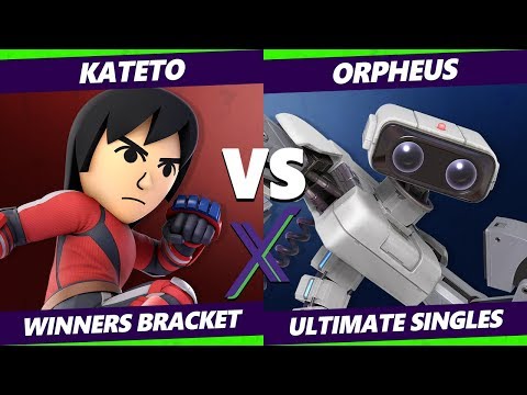 S@X 344 Winners Rd 3 - Kateto (Mii Brawler) Vs. Orpheus (ROB) Smash Ultimate - SSBU