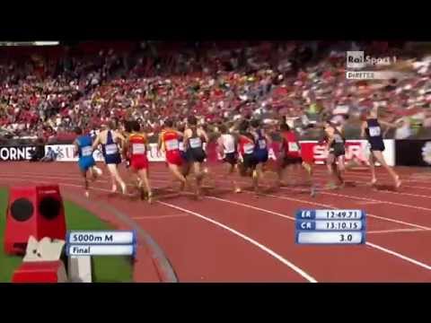 Campionati Europei Zurigo - Finale 5000uomini - Marouan Razine
