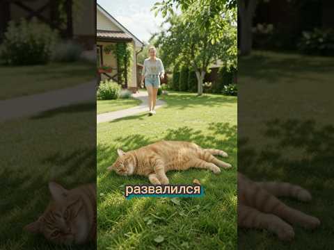 Коту живётся лучше всех 😂🐈 #юмор #смешно #humor #lustig #смішно #shorts