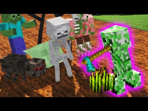 Monster School in Real Life Episode 11: Farming - Minecraft Animation