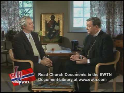 Journey Home  From Norway Marcus Grodi with Bishop Eidsvig and Kristine Dingstad 07-14-2010