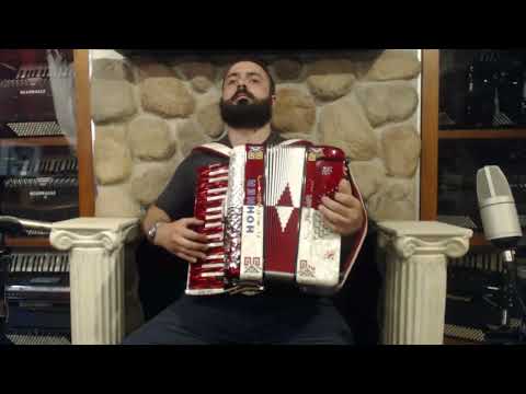 6347 - Certified Pre-Owned Red White Hohner Anacleto Latino III Piano Accordion LMM 30 48 $3999