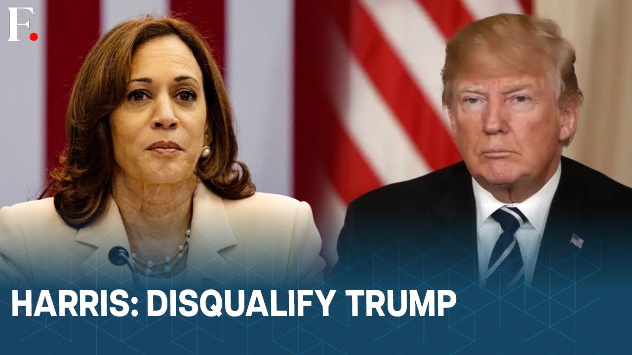 Harris Calls for Trump's Disqualification After He Suggests Liz Cheney Should Face Gunfire