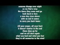 The Offspring - Days Go By (Lyrics on screen ...