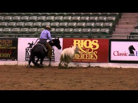Mister Navy Diver ridden by Jon Roeser - 2014 Snaffle Bit Futurity(Cow Work - Open Prelims)