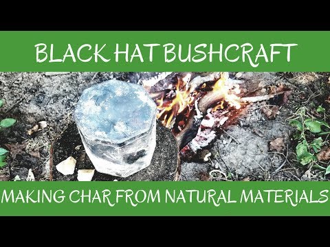 Making Char from Natural Materials 🔥