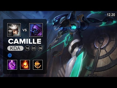 Camille vs Jax Top - EUW Master - Patch 12.20 Season 12