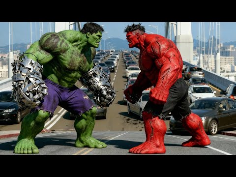 Hulk vs Red Hulk (Fan Made)