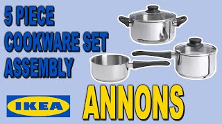 IKEA Annons 5-piece Cookware Set - Intro & Assembly | Clueless Dad @IKEA