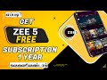 How To Get Zee5 Subscription Free In Tamil