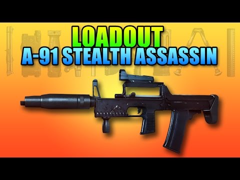 BF4 Loadout A-91 Stealth Assassin - A Great Silent Weapon | Battlefield 4 Carbine Gameplay