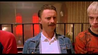 Begbie Trainspotting acting like a hard cunt eh