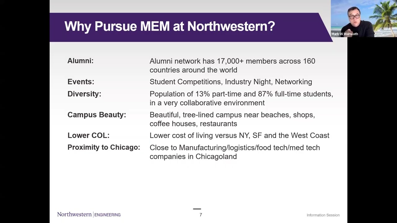 Admitted student info session for Fall 2026