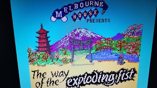 Way of the exploding fist, Fist II and IK+ on the commodore 64