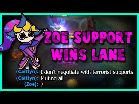 My Zoe support is a Terrorist?!? -- Diamond 1 Support
