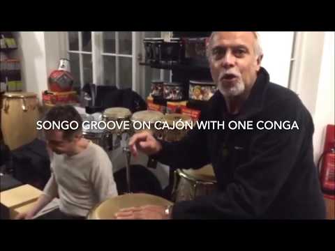 How to play a Songo Groove - Cajón and Conga