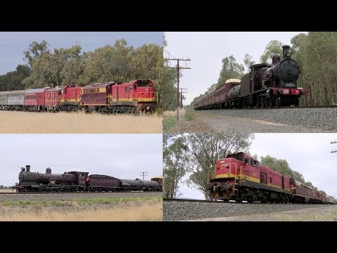 LVR Heritage Train In NSW: Diesels and Steam Locomotives (17/3/2014)  - PoathTV Australian Railways