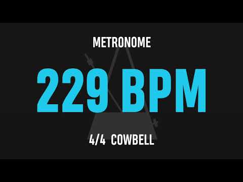 229 BPM 4/4 - Best Metronome (Cowbell)
