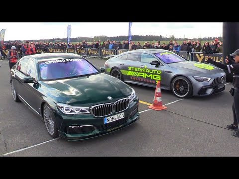 Alpina BMW B7 BiTurbo vs Mercedes-AMG GT63 S 4-Door 4MATIC+