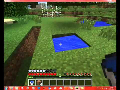 comment prendre de l'eau avec un seau dans minecraft