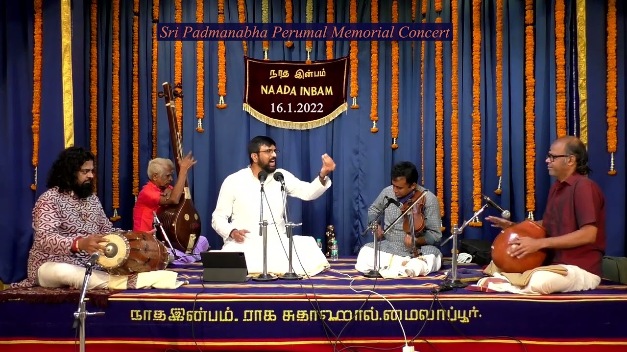 Vidwan G. Ravi Kiran for Perumal Memorial Concert at Naada Inbam