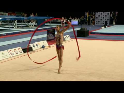 2016 Australian Gymnastics Championships - Danielle Prince (QLD) Ribbon