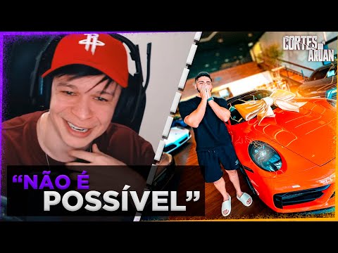 ARUAN REAGE A Filho, esse CARRO é todo seu ! (CAIO ARAUJO) - Cortes do Aruan